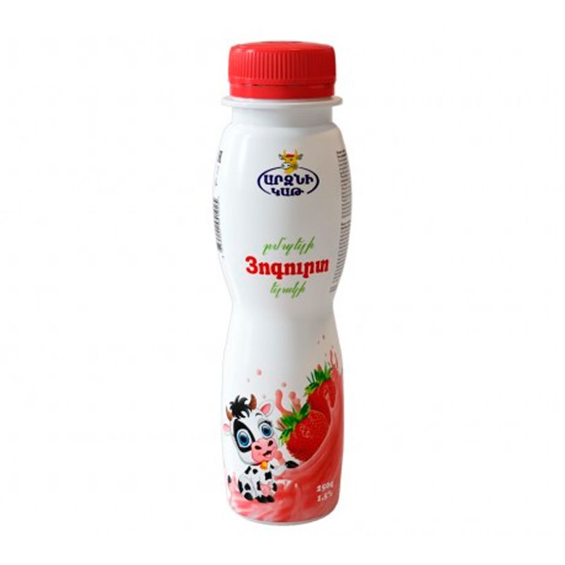 Yogurt strawberry 1.5% Arzni 250g