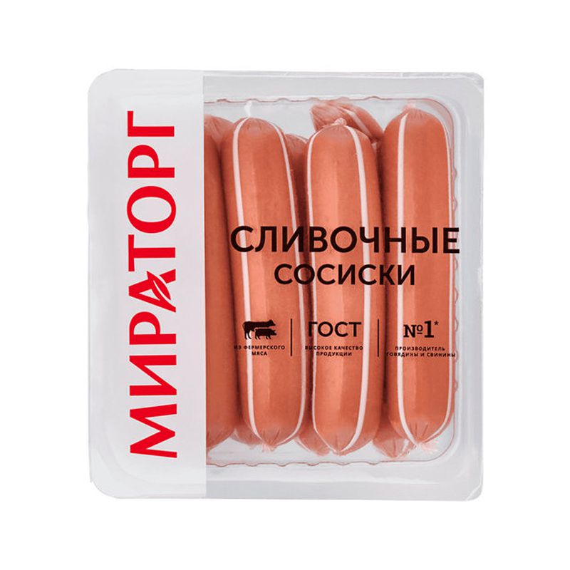 Sausage creamy Miratorg 400g