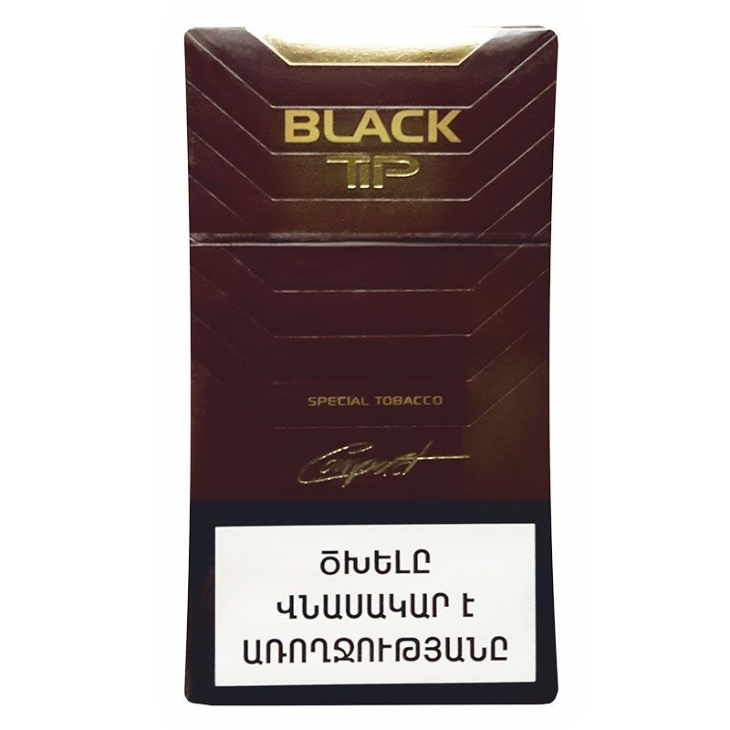 Cigarettes Black Tip compact brown