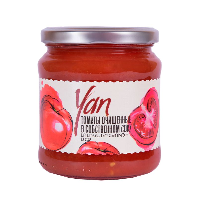 Tomatoes in own juice Yan 450g