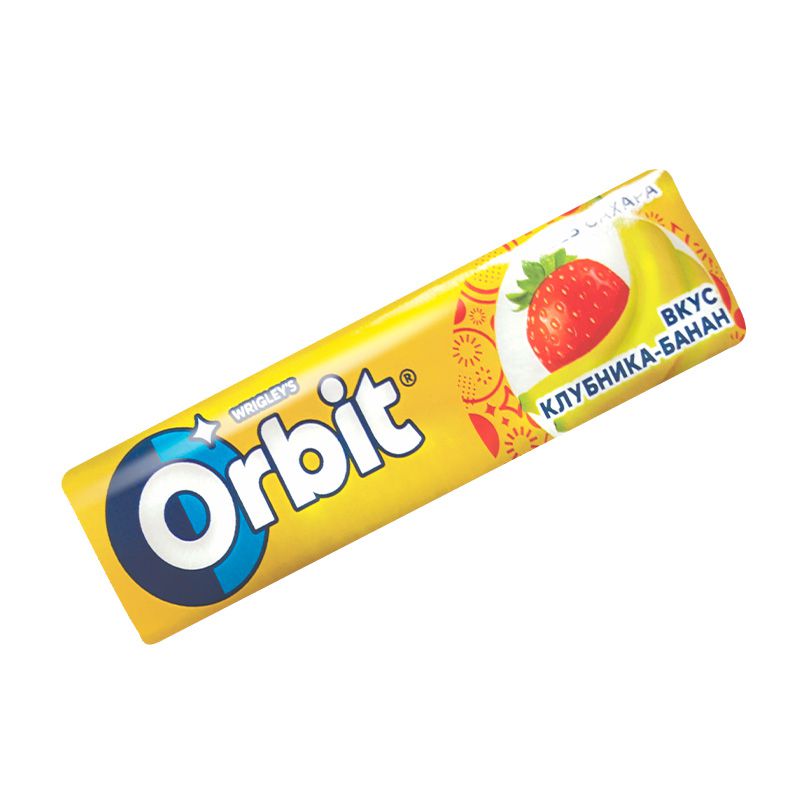 Chewing gum strawberry banana Orbit