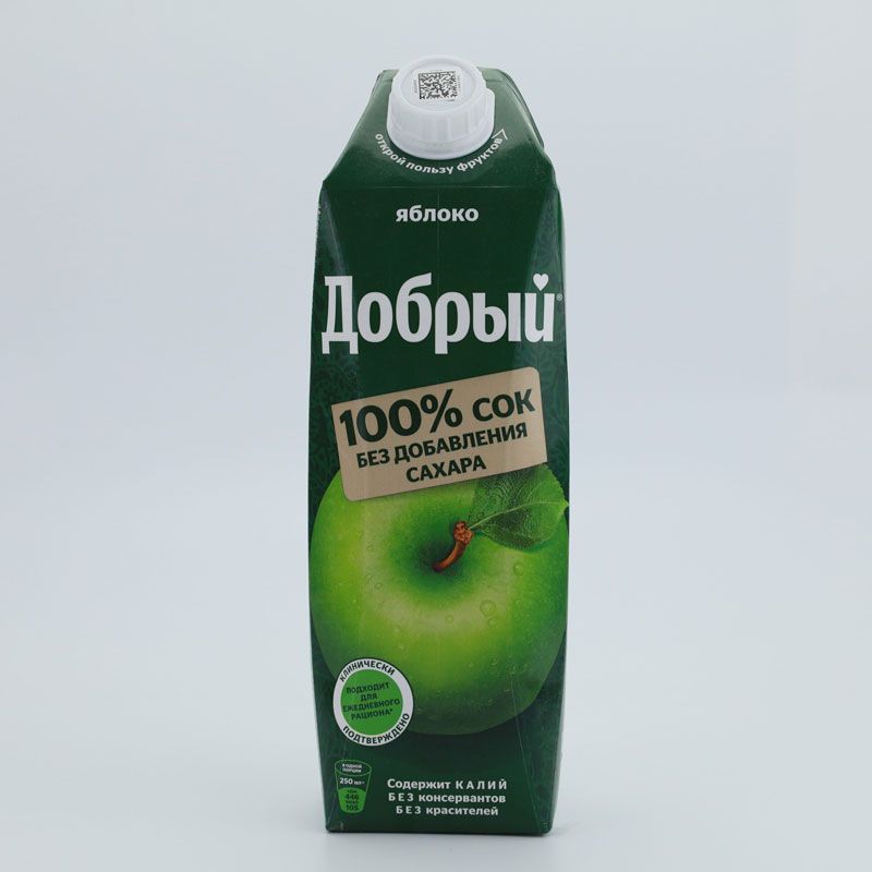 Բնական հյութ Դոբրի խնձոր 1լ
