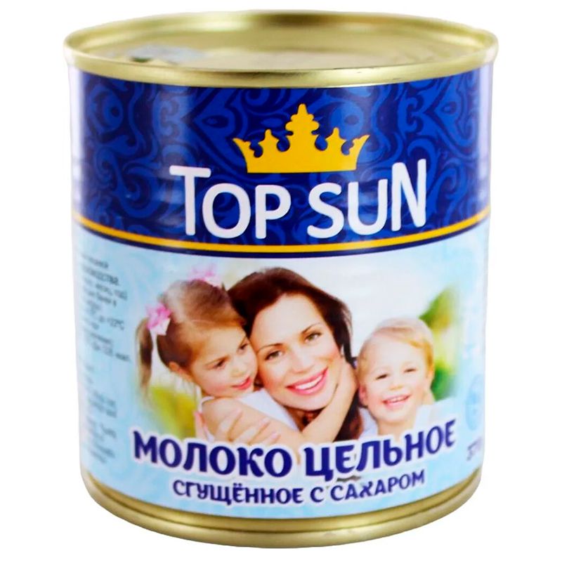 Խտացրած կաթ Top Sun 370գ