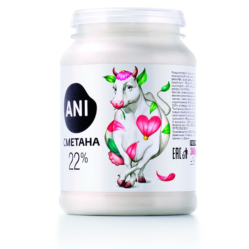 Sour cream Ani 18% 400g