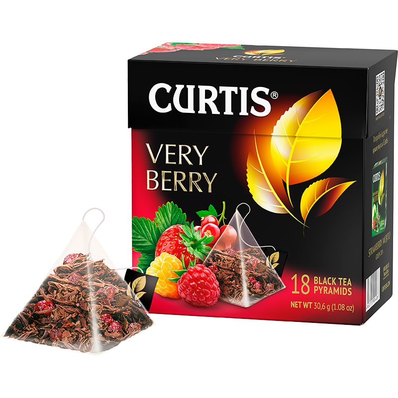 Tea Curtis Upper Berry black, (1.7*20pcs) 34g.