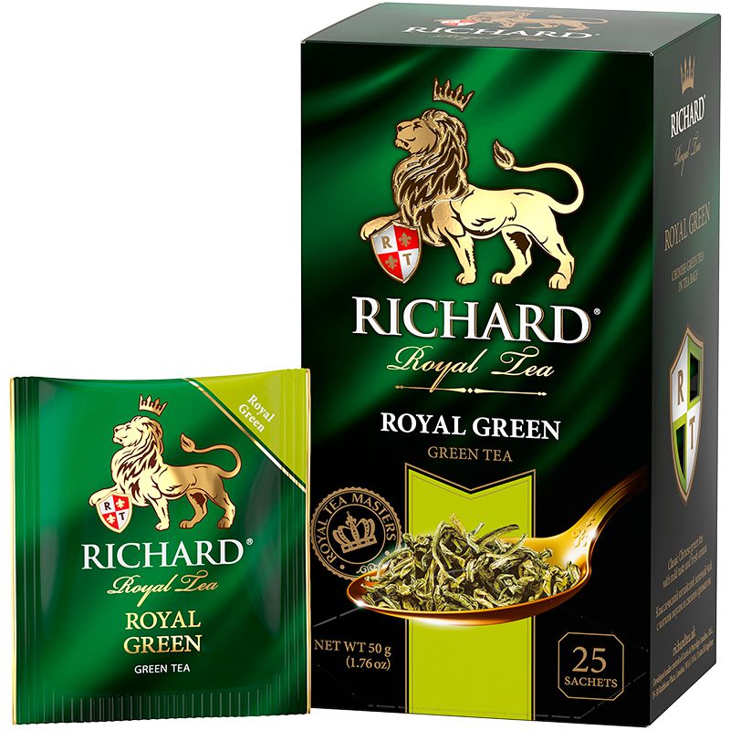 Tea Richard (Royal Green) green box 50g.