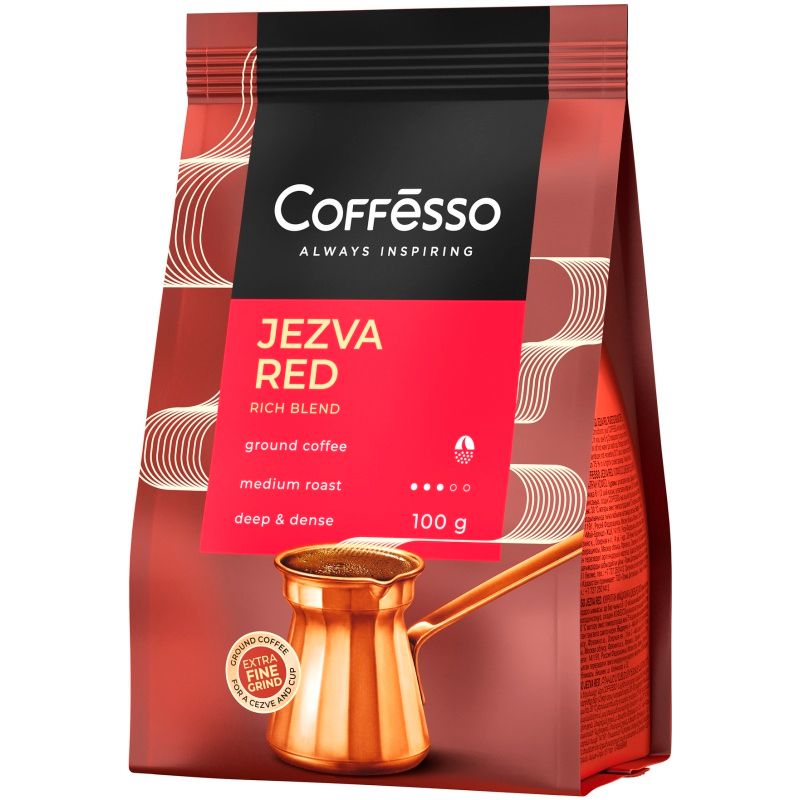 Սուրճ աղացած Coffesso Jezva Red 100գ