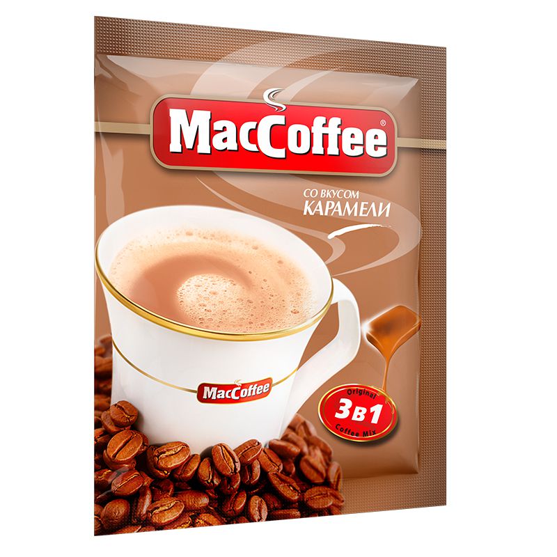 Кофе растворимый карамель 3/1 Мак Кофе 18г