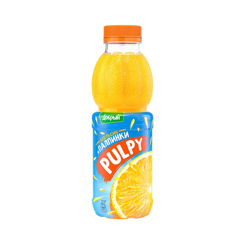 Juice "Dobriy Pulpy" 450ml Orange