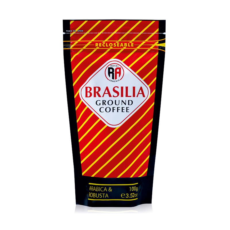 Coffee Brazilia red arabica-robusta RA 100g