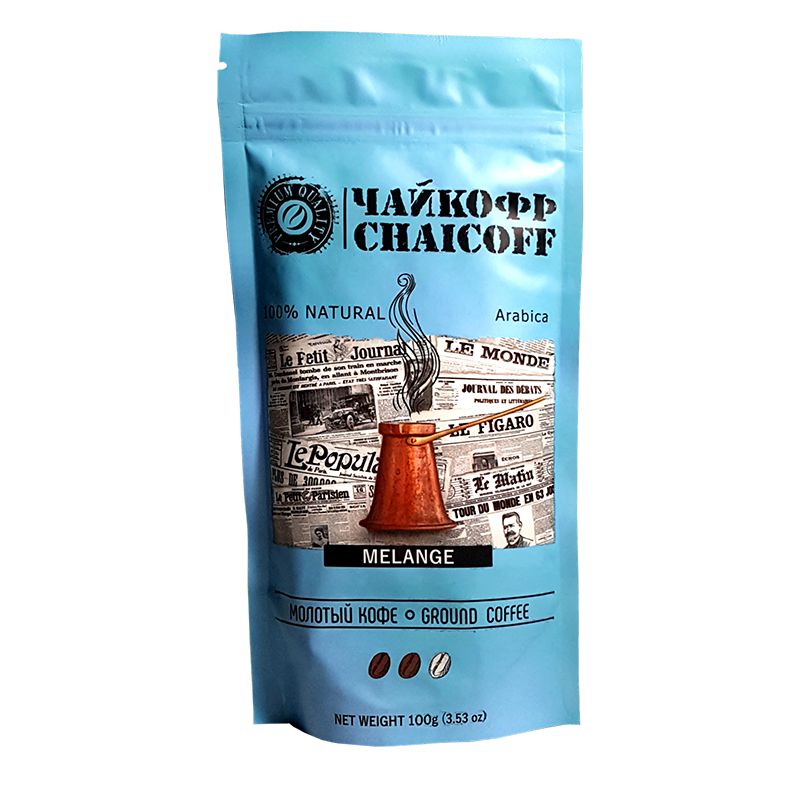 Ground coffee Chaikoff Melange 100g