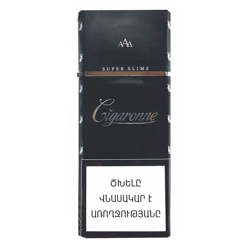 Cigarettes Cigaronne super slims black