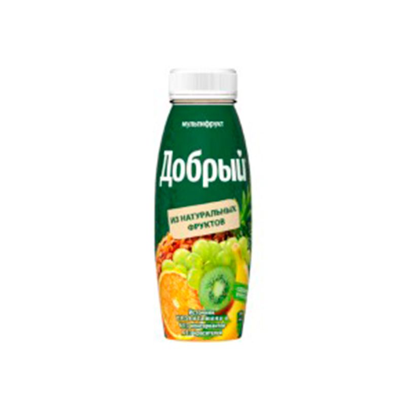 Natural juice Dobriy multifruit 0.3l