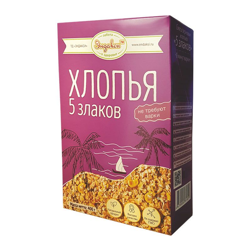 Հացահատիկային փաթիլներ Էնդակսի 400գ