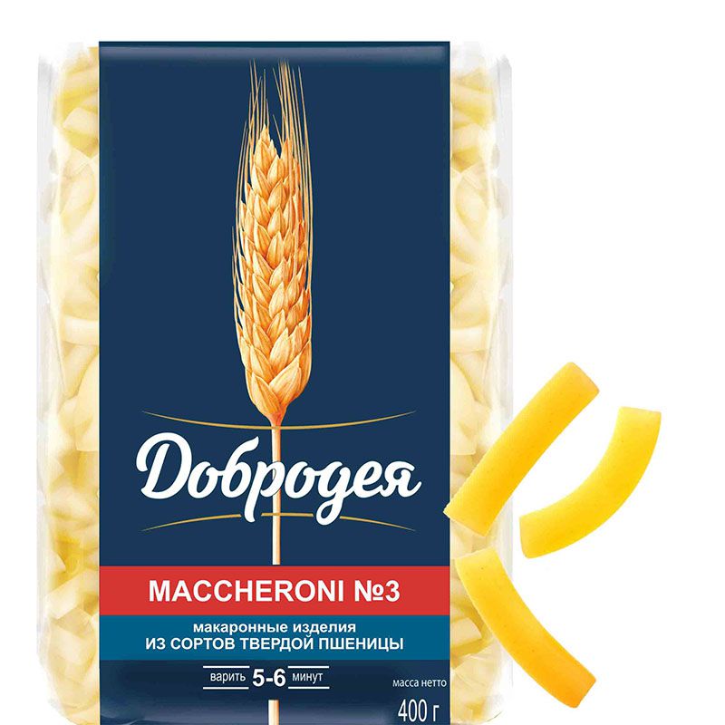 Pasta tubes Macceroni 3 400g Barilla