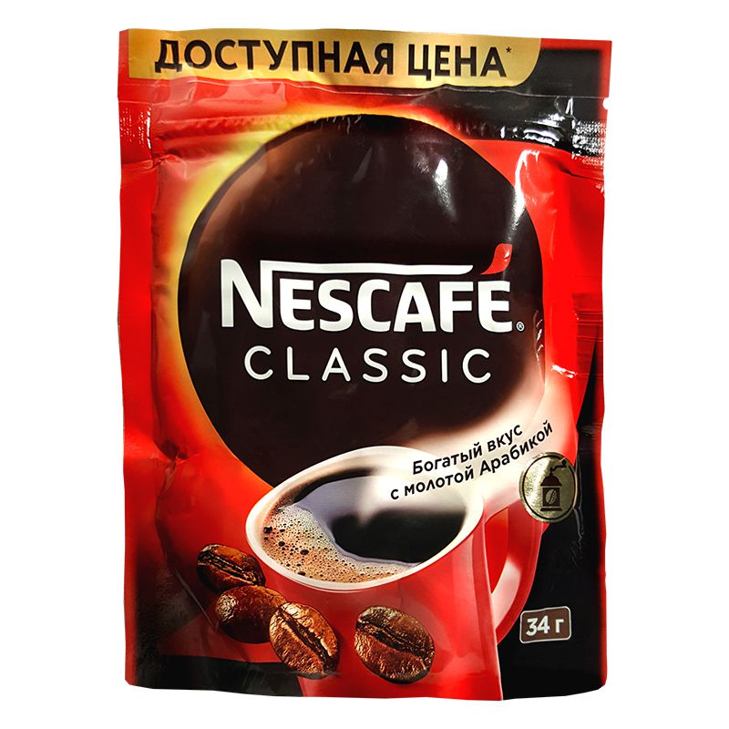 Кофе растворимый Нескафе классический 34гр
