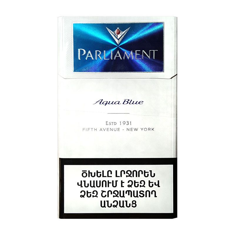 Ծխախոտ Պարլամենտ ակվա հատ