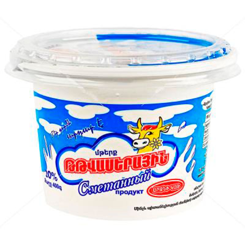 Sour cream Arzni 20% 400g