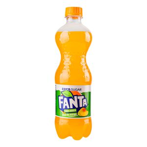 Գազավորված ըմպելիք Fanta զրո մանգո պ/տ 0.5լ