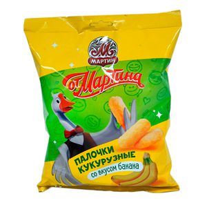 Sweet corn sticks with banana flavor Ot Martina 300g