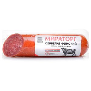 Sausage smoked Braunschweig Miratorg 375g