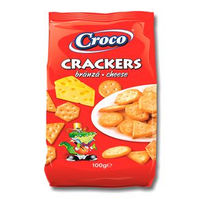 Cheese-flavored crackers 100g Croco