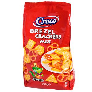 Կրեկեր Croco Brezel mix աղի 500գ