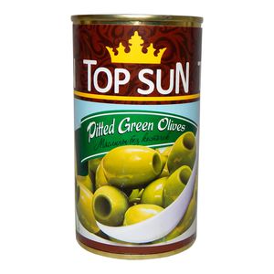 Green pitted olives Thompson 400g