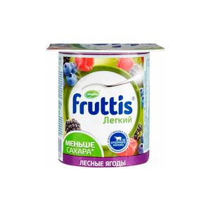 Yogurt drink with raspberry blueberries juice 0.1% 285g Nezhni