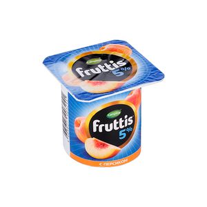 Yogurt peach strawberry 5% 115g Frutti