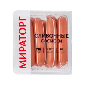 Sausage creamy Miratorg 400g