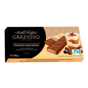 Շոկոլադե սալիկ Grazioso whit cappucino 100գ