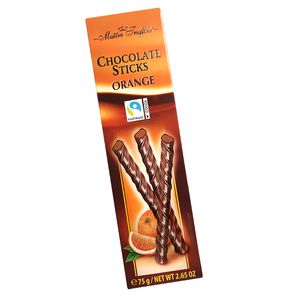 Chocolate sticks orange 75g