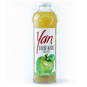 Natural green apple juice Yan 930ml