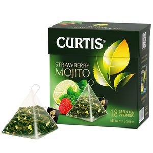 Tea Curtis Strawberry Mojito green (18 pieces) 30.6 gr.