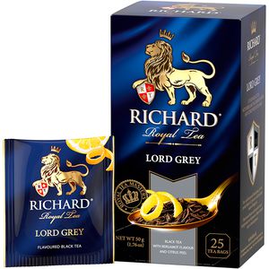 Tea Richard (Lord Grey) black, box (2g*25pcs) 50g.