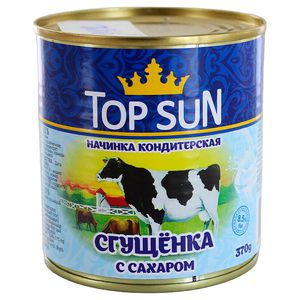 Խտացրած կաթ Top Sun 370գ