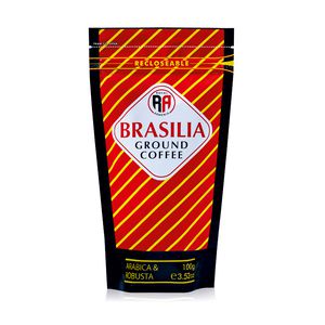 Սուրճ ՌԱ «Բրազիլիա» կարմիր արաբիկա-ռոբուստա 100գ