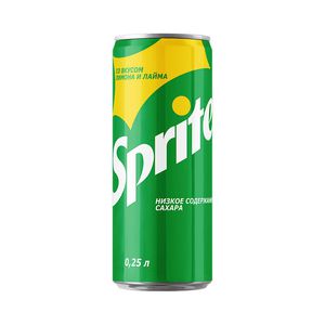 Soft drink "Sprite" 0.25l Lemon lime