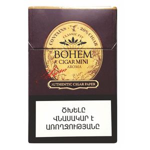 Ծխախոտ Bohem cigar mini orig.aroma