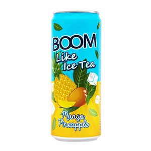 Iced tea with mango and pineapple flavor Boom 0.33l