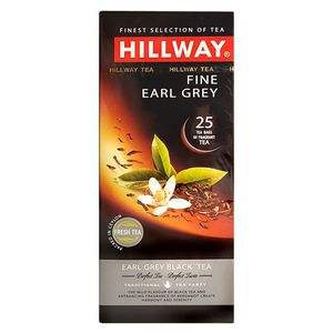 Tea fine Earl Grey in bags of 25 pieces Hillway