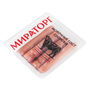 Sausages dairy  Miratorg 350g