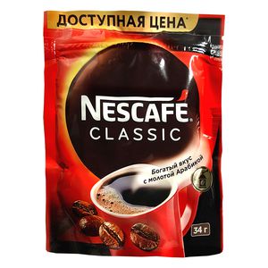 Кофе растворимый Нескафе классический 34гр
