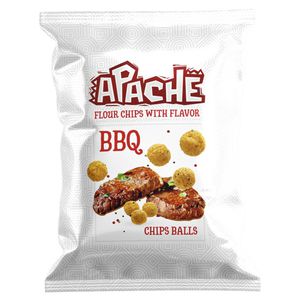 Chips Apache balls with barbecue flavor 50g