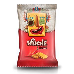 Crackers with Apache chili flavor 35g
