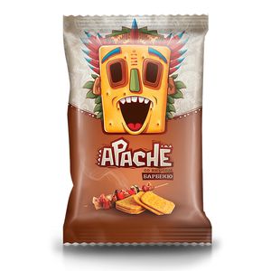 Crackers with Apache barbecue flavor 35g