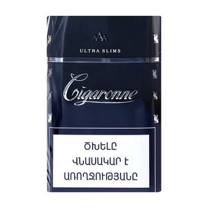 Ծխախոտ Cigaronne Ultra slims black